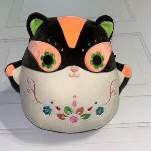 Squishmallows Day of the Dead Squad 12" Elvio the Sugar Glider Plush Doll
